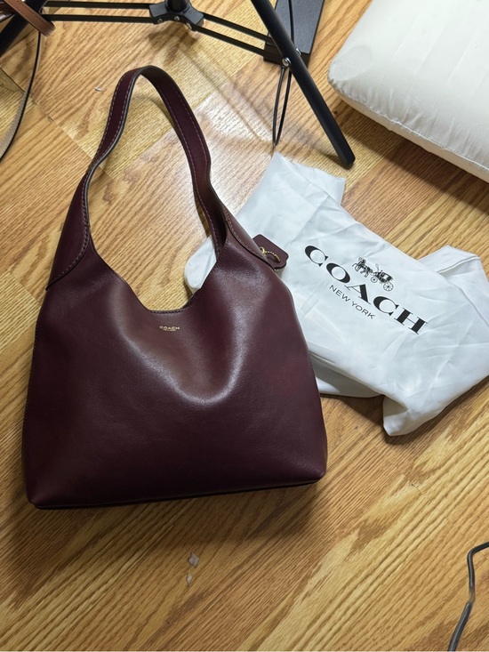 Coach Handbags - Coach Brooklyn 28 hobo Shoulder Bag in Burgundy